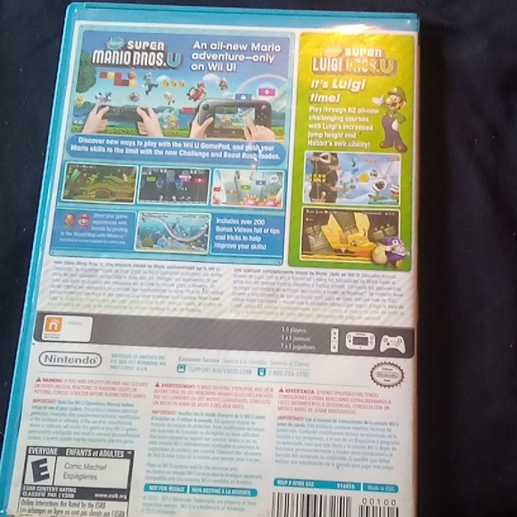 New Super Mario Bros U + New Super Luigi Bros U Wii U - Picture 2 of 3